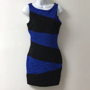 Forever xx1 blue black dress Sz M 👌🏻